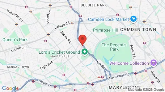 Apartments for rent i London NW8 - kort over placeringen