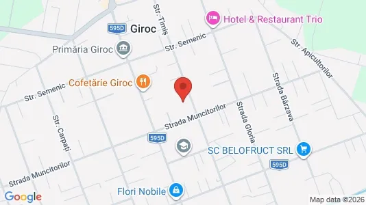 Apartments for rent i Giroc - kort over placeringen
