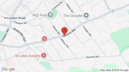 Apartments for rent i Guildford - Surrey - kort over placeringen