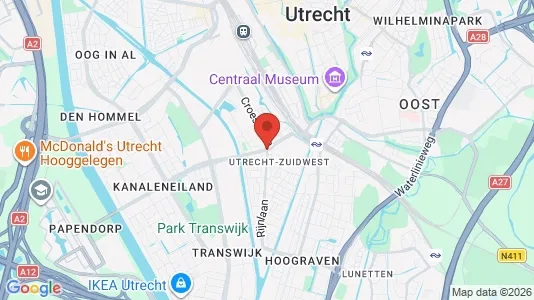 Apartments for rent i Utrecht Zuid-West - kort over placeringen