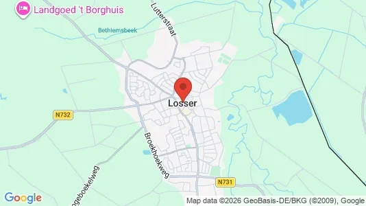 Houses for rent i Losser - kort over placeringen