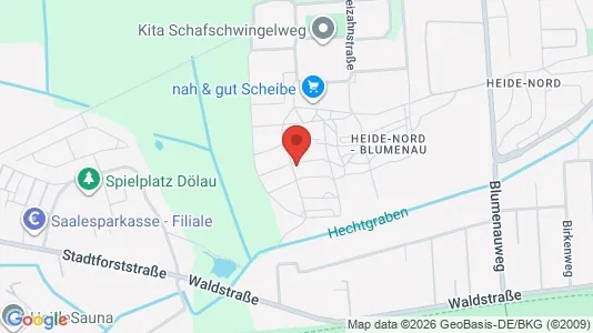 Apartments for rent i Halle (Saale) - kort over placeringen