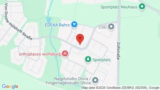 Apartments for rent i Wolfsburg - kort over placeringen