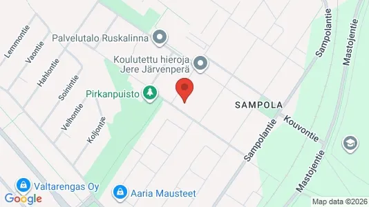 Apartments for rent i Pori - kort over placeringen