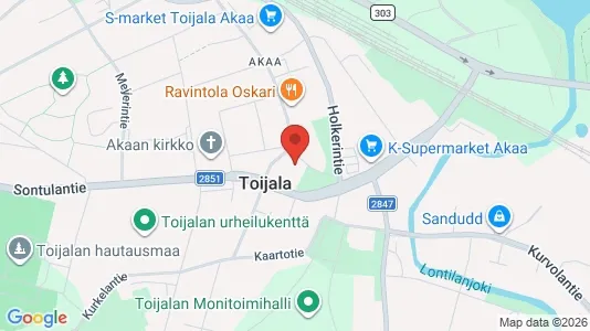 Apartments for rent i Akaa - kort over placeringen