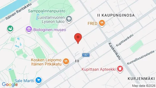 Apartments for rent i Turku - kort over placeringen