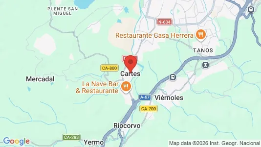 Apartments for rent i Cartes - kort over placeringen