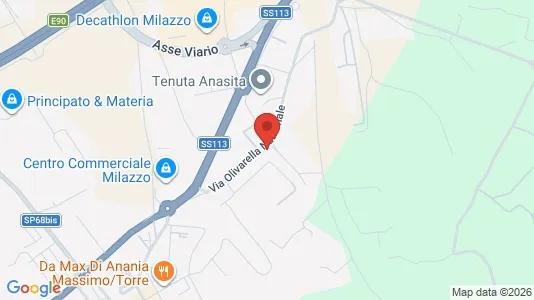 Apartments for rent i Milazzo - kort over placeringen