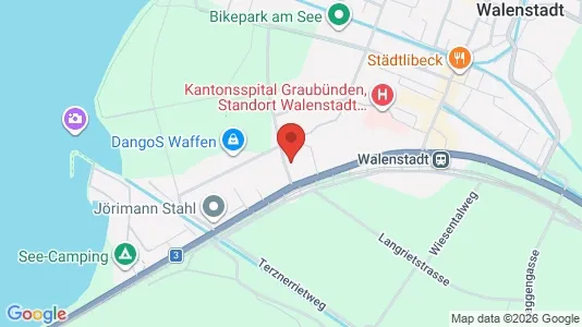 Apartments for rent i Sarganserland - kort over placeringen