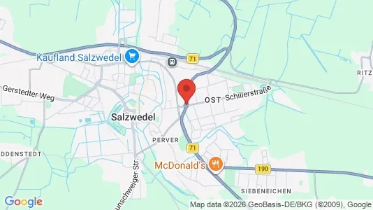 Apartments for rent i Altmarkkreis Salzwedel - kort over placeringen