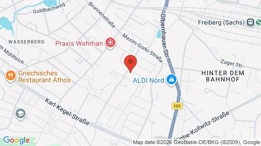 Apartments for rent i Central Saxony - kort over placeringen
