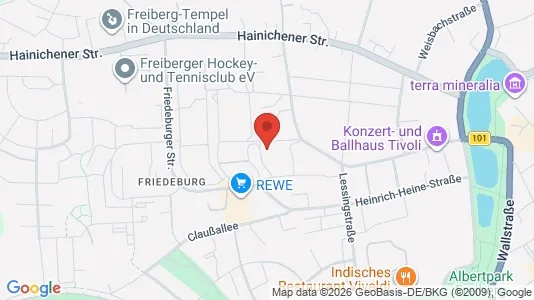 Apartments for rent i Central Saxony - kort over placeringen