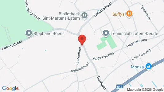 Apartments for rent i Sint-Martens-Latem - kort over placeringen