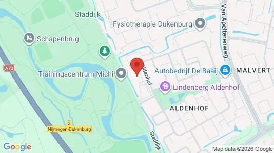Apartments for rent i Nijmegen - kort over placeringen