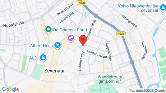 Apartments for rent i Zevenaar - kort over placeringen