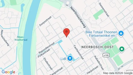 Apartments for rent i Nijmegen - kort over placeringen