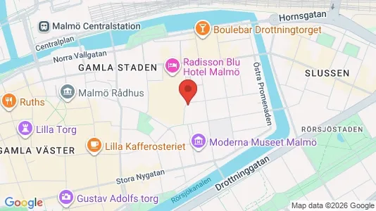 Apartments for rent i Malmö City - kort over placeringen