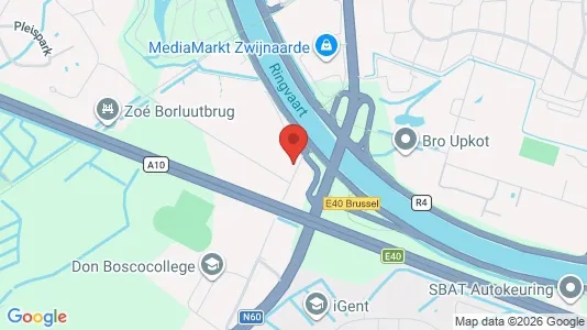 Apartments for rent i Stad Gent - kort over placeringen