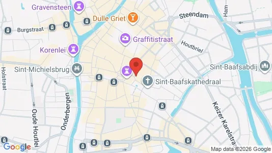 Apartments for rent i Stad Gent - kort over placeringen