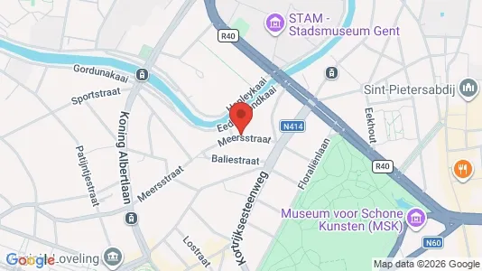 Apartments for rent i Stad Gent - kort over placeringen