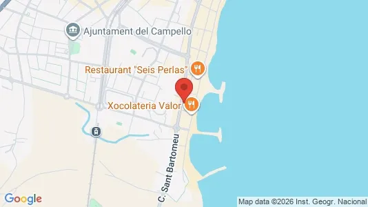 Apartments for rent i El Campello - kort over placeringen