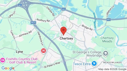 Houses for rent i Chertsey - Surrey - kort over placeringen