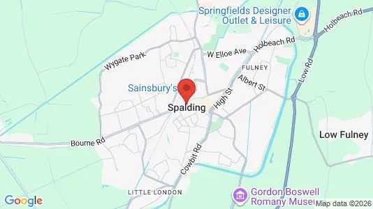 Apartments for rent i Spalding - Lincolnshire - kort over placeringen