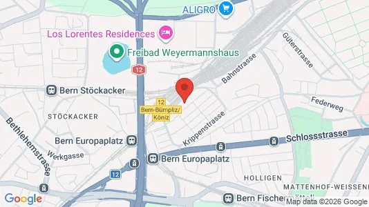 Apartments for rent i Bern-Mittelland - kort over placeringen