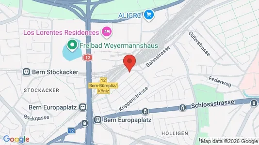 Apartments for rent i Bern-Mittelland - kort over placeringen