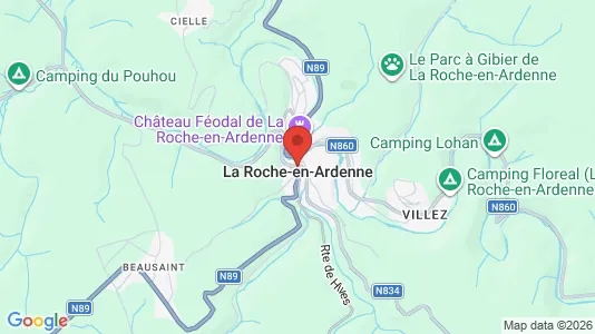 Houses for rent i La Roche-en-Ardenne - kort over placeringen