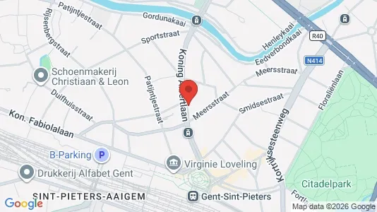 Apartments for rent i Stad Gent - kort over placeringen
