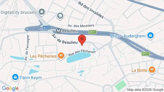Apartments for rent i Brussels Oudergem - kort over placeringen