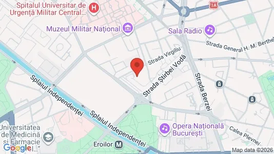 Apartments for rent i Bucharest - Sectorul 1 - kort over placeringen