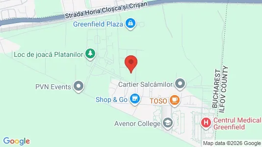 Apartments for rent i Bucharest - Sectorul 1 - kort over placeringen