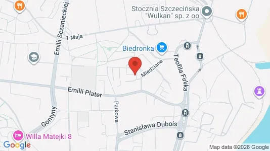 Apartments for rent i Szczecin - kort over placeringen