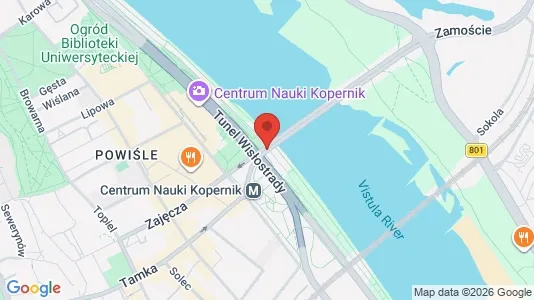 Apartments for rent i Warszawa Śródmieście - kort over placeringen