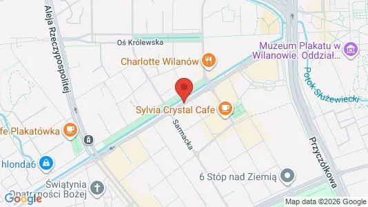 Apartments for rent i Warszawa Ursynów - kort over placeringen