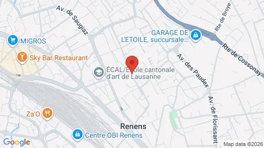 Apartments for rent i Ouest Lausannois - kort over placeringen