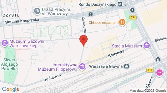 Apartments for rent i Warszawa Wola - kort over placeringen