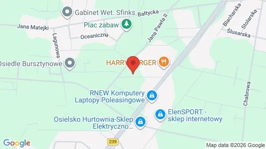 Apartments for rent i Bydgoski - kort over placeringen