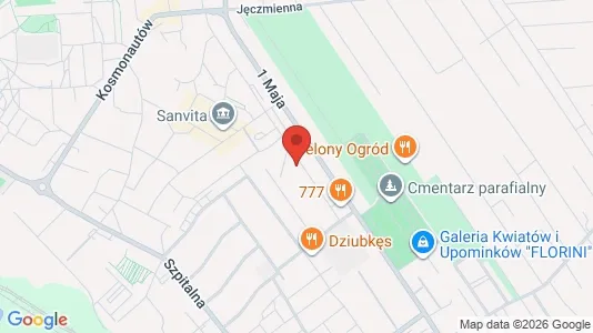 Apartments for rent i Gliwicki - kort over placeringen