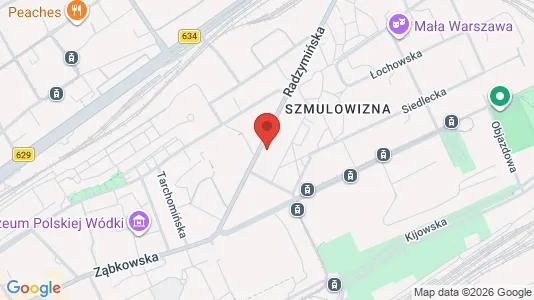 Apartments for rent i Warszawa Praga-Północ - kort over placeringen