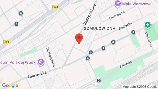 Apartments for rent i Warszawa Praga-Północ - kort over placeringen