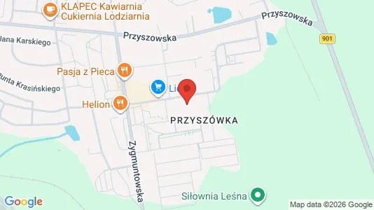 Apartments for rent i Gliwice - kort over placeringen