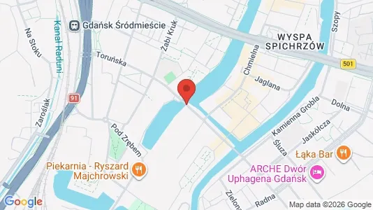 Apartments for rent i Gdańsk - kort over placeringen