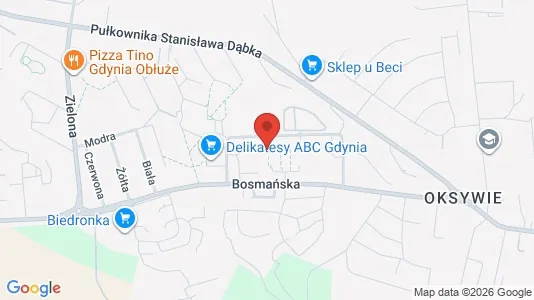 Apartments for rent i Gdynia - kort over placeringen