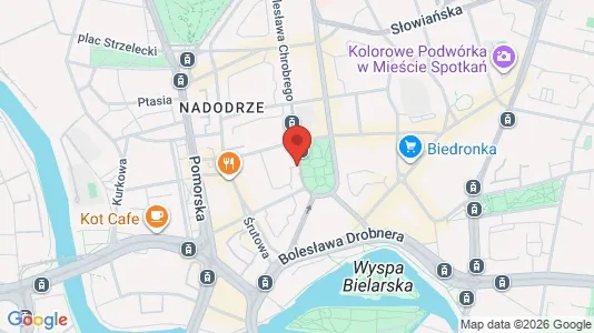Apartments for rent i Wrocław - kort over placeringen
