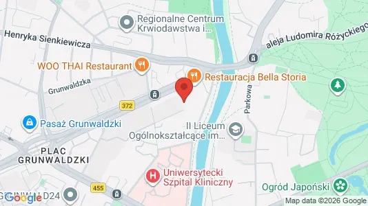 Apartments for rent i Wrocław - kort over placeringen