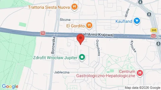 Apartments for rent i Wrocław - kort over placeringen