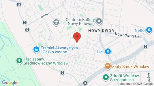 Apartments for rent i Wrocław - kort over placeringen